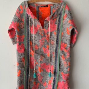 Gypsy 05 Neon Pink and orange patterned dress